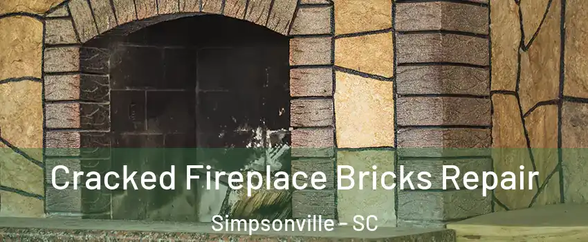  Cracked Fireplace Bricks Repair Simpsonville - SC