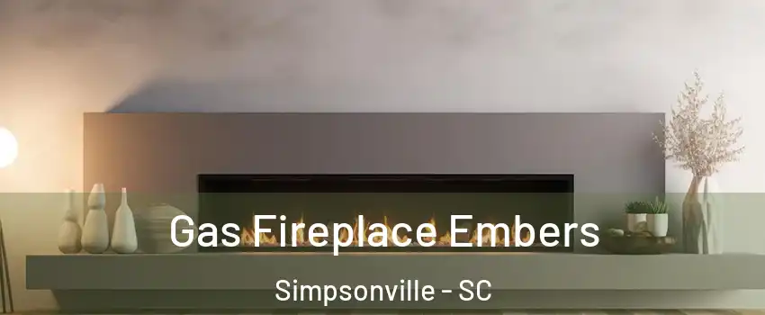  Gas Fireplace Embers Simpsonville - SC