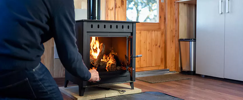 Open Hearth Wood Fireplace Installation in Simpsonville, SC