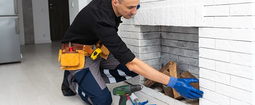 Fireplace Damaged Damper Frame Repair Services in Simpsonville, South Carolina
