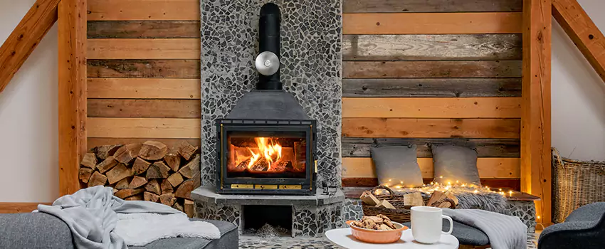 Thelin Hearth Products Direct Vent Gas Stove Fireplace Inspection in Simpsonville, South Carolina